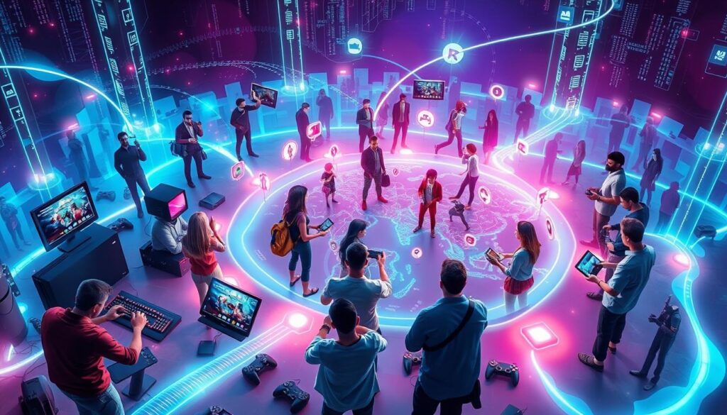 cross-platform integration and social features